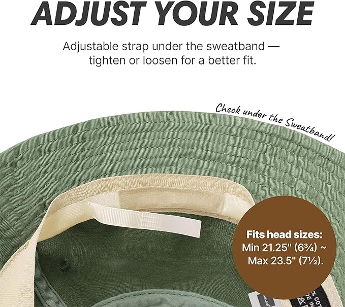 Hot Summer Bucket Hat - Trendy Cotton Sun Hat for Beach, Golf, Fishing - Fun Outdoor Vacation Boonie for Men and Women