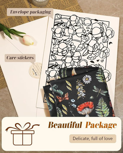 Aesthetic Cotton Tote Bag for Women - Reusable Shoulder Bag with Buckle Fabric Bag for Gym, Travel, Work