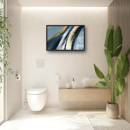 Abstract Large Wall Art Framed Wall Decor for Living Room Abstract Pictures Oversized Canvas Print Painting Modern Extra Large Artwork for Bedroom Office Home Decor 36"x24"