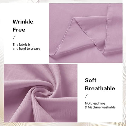 VOK Wedding Arch Draping Fabric Chiffon Fabric, 29in x 18Ft Sheer Chiffon Outdoor Curtain for Wedding Ceremony Birthday Party Decoration (Dusty Rose,1 Panel)