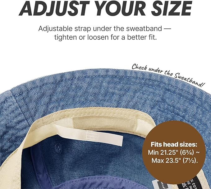 Hot Summer Bucket Hat - Trendy Cotton Sun Hat for Beach, Golf, Fishing - Fun Outdoor Vacation Boonie for Men and Women