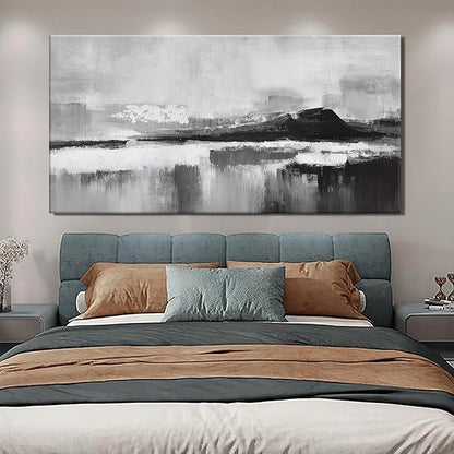 Abstract Wall Art Decor Large Home Decor Wall Art Prints Black and White Wall Decor Modern paintings Decorations for Living Room Bedroom Kitchen Office 30"×60"