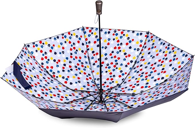 Totes Reverse Close Folding Inbrella with Auto Open Close and Compact