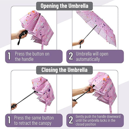 Mr. Pen- Windproof Travel Umbrella, Automatic Umbrellas for Rain, Compact