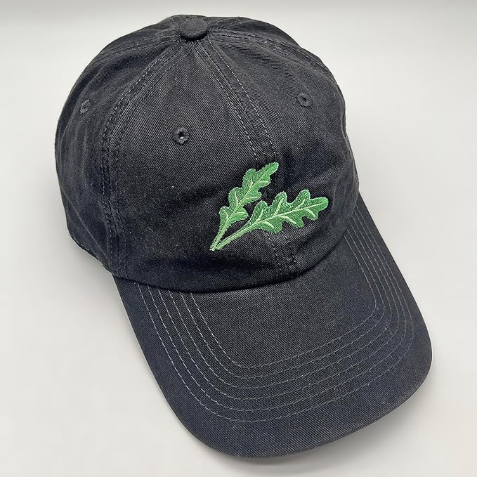 Cute Flower Hat, Elegant Floral Embroidered Adjustable Baseball Cap for Men Women, Gifts for Flower Lovers, Black