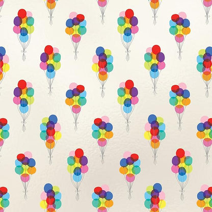 Jillson Roberts Bulk Gift Wrap, Everyday Gift Wrapping Supplies, Bunch of Balloons, Full Ream 833 feet x 24 inches