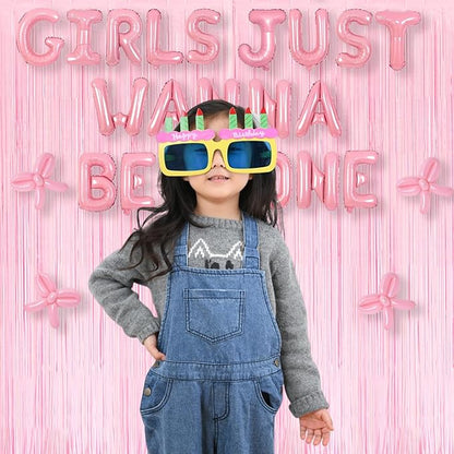BRAVESHINE Pastel Pink Foil Fringe Curtains Tinsel Backdrop - 2 Pack Photo Booths Party Streamers for Christmas Snowflake Girls Princess Birthdays Baby/Bridal Shower Bachelorette Sweet Bow Decorations