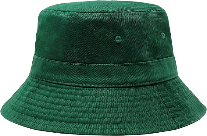 Hot Summer Bucket Hat - Trendy Cotton Sun Hat for Beach, Golf, Fishing - Fun Outdoor Vacation Boonie for Men and Women