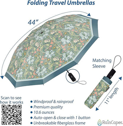 RainCaper Folding Travel Umbrellas