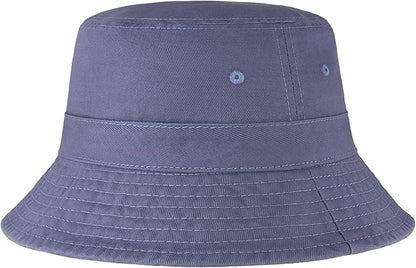 Hot Summer Bucket Hat - Trendy Cotton Sun Hat for Beach, Golf, Fishing - Fun Outdoor Vacation Boonie for Men and Women