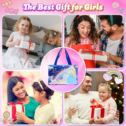 AIPRIDY Charm Bracelet Making Kit,Unicorn Mermaid Crafts Gifts Set Can Inspires Imagination and Creativity,Jewelry Making Kit Perfect Gifts for Girls 5-12 Years Old (104 Pieces)