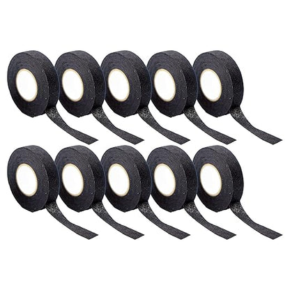 Wiring Harness Tape High Temp Wire Cable Loom Self-Adhesive Fabric Tape for Electrical Automotive Engine Harness Wrap Protection Noise Damping Cables Fixed 3/4 Inch x 49 FT