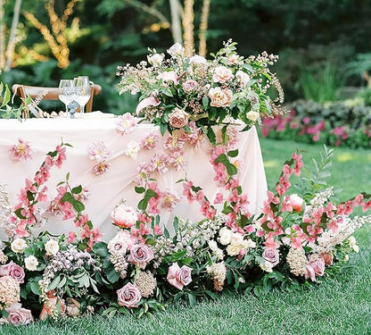 12pcs Silk Bougainvillea Artificial Flowers 31.5" Fake Bougainvillea Stems Glabra Climbing Faux Bougainvillea Flower Tree Branches for Home Garden Decor Wedding Table Centerpieces (Pink)