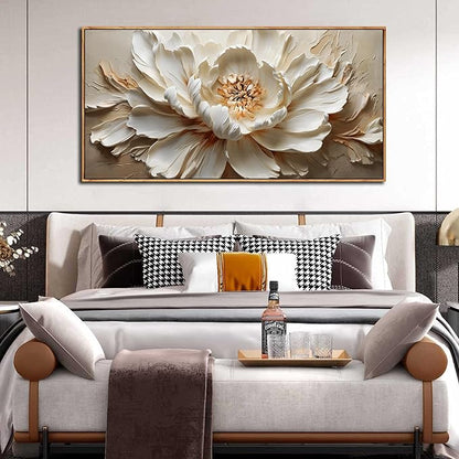 Large Flower Canvas Wall Decor for Living Room Teen Room Decor for Girls Bedroom Framed Artwork for Walls 29 x 58 Inch