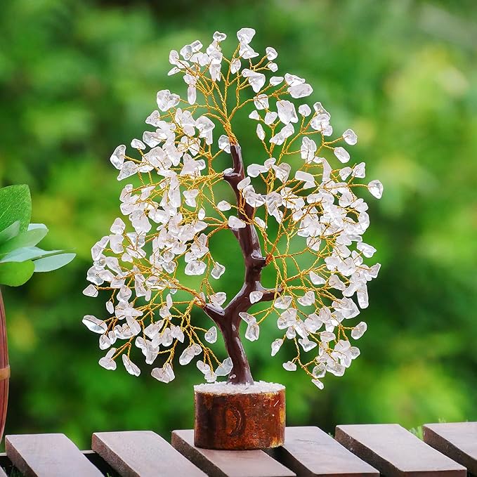 Clear Quartz Crystal, Crystals and Healing Stones, Bonsai Tree - Gemstones and Crystals, Chakra Tree, Meditation Accessories, Chakra Stones, Crystals, Spirtual Things, Room Decor, Reiki Supplies