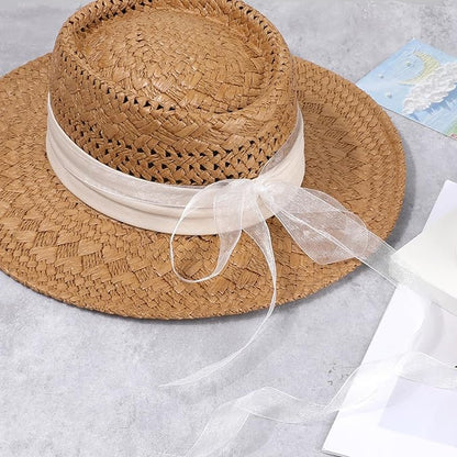 White Sheer Ribbon for Gift Wrapping, 4/5 Inch Organza Chiffon Ribbon for Flower Bouquet, 0.82 Inch Bows Crafts Gift Wrapping Wedding, Christmas, New Year Decoration (49 Yards)