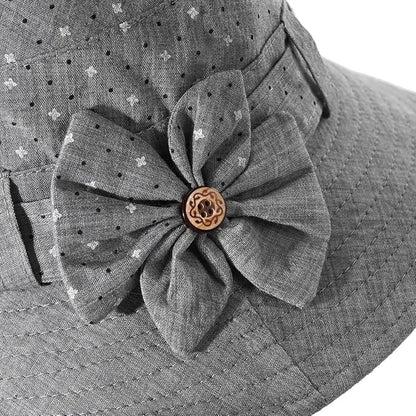Glamorstar Cloche Hats for Women Vintage Bowler Hat Floral Fedora Bucket Hats