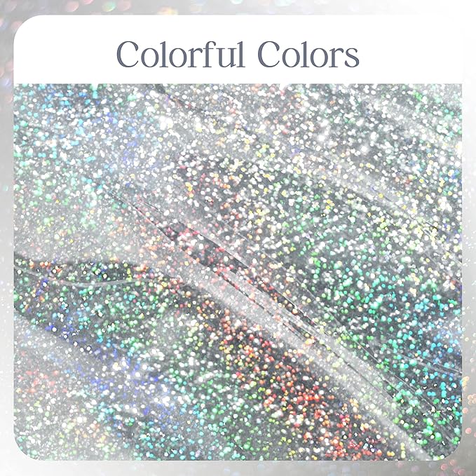 8 pcs Silver Holographic Tablecloths Shiny Disco Laser Table Cloths 40" x 108" Iridescence Plastic White Table Cover for Birthday Party Decoration Wedding Christmas Winter Grad Party Supplies