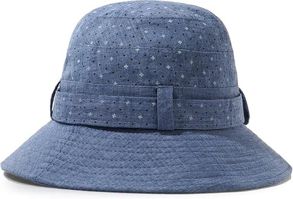 Glamorstar Cloche Hats for Women Vintage Bowler Hat Floral Fedora Bucket Hats
