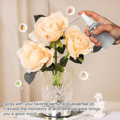 Sunflower LED Lamp for Womens Gifts, for Womens Mom Wife Friends Her Christmas Anniversary Birthday Gifts, Perfect Ideal for Bedroom Ambiance Charming Gifts (Champagne)