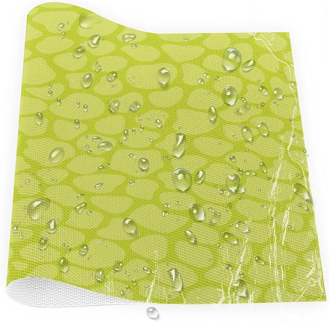 Sage Green Modern Placemats Set of 1 PVC Vinyl Non Slip Table Mats Waterproof Heat Resistant Place Mats Washable Wipeable Dining Table Mat for Kitchen Party Farmhouse Indoor Outdoor Decorative
