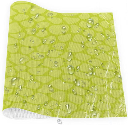 Sage Green Modern Placemats Set of 1 PVC Vinyl Non Slip Table Mats Waterproof Heat Resistant Place Mats Washable Wipeable Dining Table Mat for Kitchen Party Farmhouse Indoor Outdoor Decorative