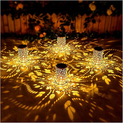 Bee Solar Lanterns Outdoor Waterproof Hanging Solar Lights Bee Gifts for Women Men Metal Decorative LED Bee Lanterns for Garden Decor,Yard,Patio,Lawn,Tabletop,Pathway,Landscape