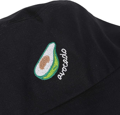 ZLYC Unisex Fashion Embroidered Bucket Hat Summer Fisherman Cap for Men Women