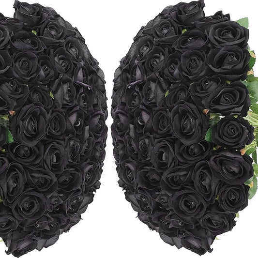 50PCS Artifical Flowers Bulk, Realistic Roses Bouquet with Long Stem for DIY, Wedding and Home Decor