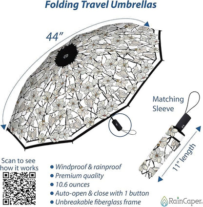 RainCaper Folding Travel Umbrellas