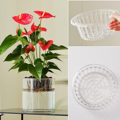 3 Acrylic Cylinder Clear Vase, Extra Large Unbreakable Plastic Flower Vases for Home Decor Centerpieces Hydroponic Plant Flower Shop Decorative (D 9.8" -D7.9 -D D6)
