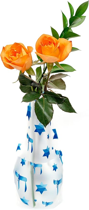 MODGY Expandable Flower Vase Plastic Decorative Modern Vases for Flowers Centerpieces Dining Table Decor Living Room Bathroom Wedding Office, Chailife MyVaz