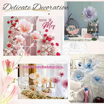 Wedding Decorations for Reception, 5.58 ft Huge Artificial Silk Flower Decoration, Wedding Arrangements, Birthday Party Banquet Background Decor, Shop Window Display (S Pink)