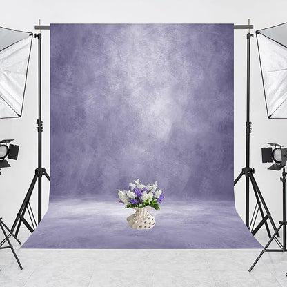 Abstract Professional Photography Backdrop for Portrait Photo Props Booth Background Photoshoot Studio with Polyester Fabric Roller Pocket on Top(8x12ft,Light Purple,No Stand)