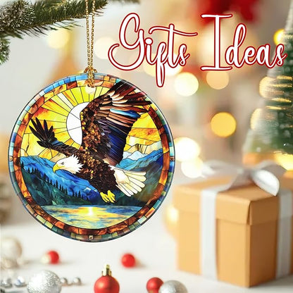Christmas Ornaments, Bald Eagle Ornament, Christmas Tree Ornaments, Xmas Decorations, Holiday Decorations, Bald Eagle Gifts, Holiday Party Gifts, and Xmas Gift Ideas