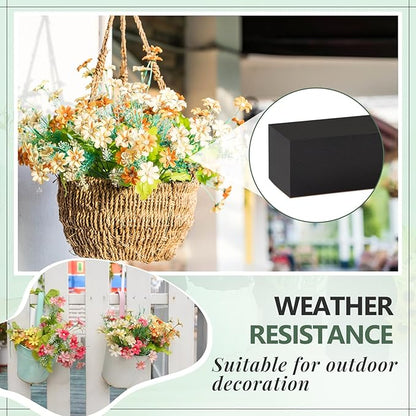 Lallisa 8 Pcs Reusable Floral Foam Blocks Water Weather Resistant Dry Floral Foam for Artificial Flower Arrangements Outdoor Flower Boxes Outside Hanging Planters Wedding Home Decor (6 x 3 x 2.5)