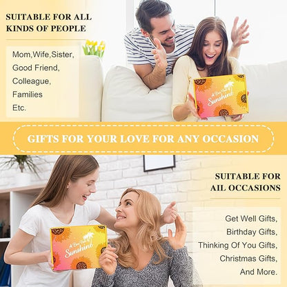 Get Well Care Package for Women, Birthday Gifts for Women, Feel Better Soon Basket, Sympathy and Thinking of You Gifts After Surgery Recovery