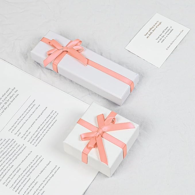 Peach Satin Ribbon, Double Faced 3/8 Inch X 50 Yards Peach Ribbon, Premium Satin Ribbon for Gift Wrapping, Crafts, Hair Bow Making, Sewing, Flower Bouquet, Wedding Party Decor