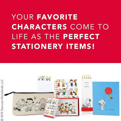 Graphique Peanuts™ Gift Labels | 52 Self-Adhesive Christmas Stickers | 13 Designs with Red Foil Accents | to and from Names | for Holiday Wrapping Paper & Gift Bags