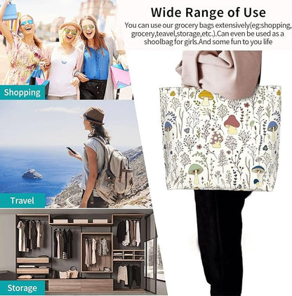 Sunflower Tote Bag For Women, Waterproof Shoulder Bags Big Reusable Grocery Handbag For Shopping Picnic Work Beach