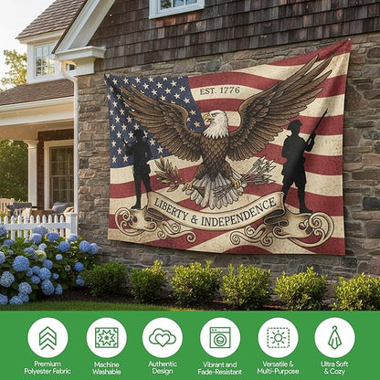 Custom Tapestry by BCB Print | Personalized Wall Hanging Decor for Home & Events | Add Your Image, Text, or Logo | HD Printed Fabric Banner | Express Dispatch & Ship | Made in USA