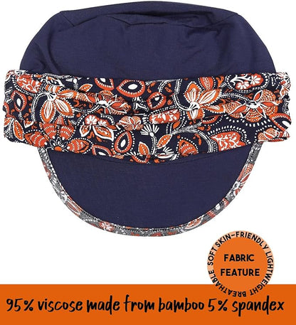 Chemo Headwear Viscose Newsboy Cap for Women Fall and Winter Hats