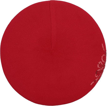 Winter Women French Beret Hat Kaschmir Solid Color Knitted Berets