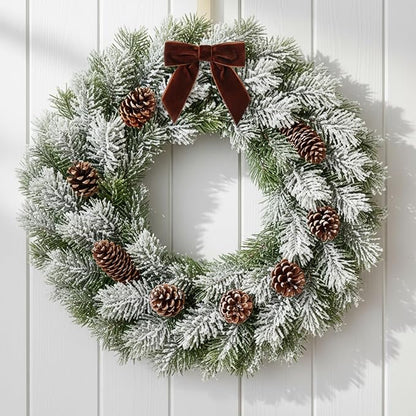 30 Pcs Velvet Ribbon Bows 3.5" x 3.5" Pre Tied Christmas Velvet Bows with Twist Tie for Gift Packaging Christmas Tree Wreaths Door Windows Wedding Party Decoration(Brown)