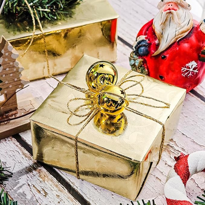 LeZakaa 3D Embossed Floral Foil Gold Wrapping Paper, Vintage Flower Metallic Foil for Birthday Christmas Party Holiday Gift Wrap, for DIY Crafts Scrapbook, Large Roll 30 inch x 32.8 Ft(Gold)