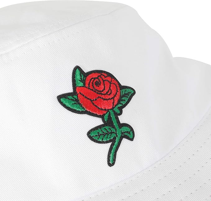 ZLYC Unisex Fashion Embroidered Bucket Hat Summer Fisherman Cap for Men Women
