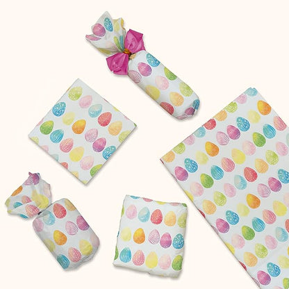 Pro Supply Global Easter Eggs Printed Tissue Paper for Baskets Gift Bags or Boxes and Wrapping - Bulk Decorative Art Tissue Paper for Packaging and Gifting | 24 Sheets 20" x 30"