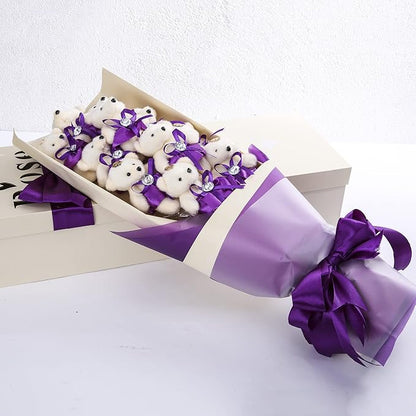 LIUYAXI Purple Double Faced Satin Ribbon, 1" X Continuous 25 Yards, Ribbons Perfect for Gift Wrapping Wedding Bouquet Decor DIY Craft Bow Making & Other Projects