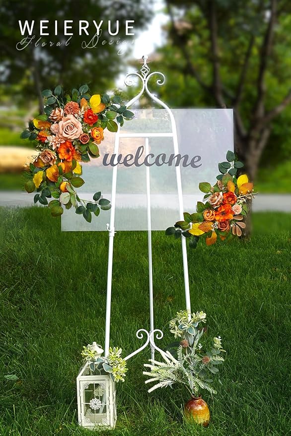 Fall Artificial Flowers Combo Box Wedding Decor,Fake Flowers,Flowers for Decoration,Silk Flowers for Home Decor Indoor,Cake Flowers,Faux Flowers for Crafts
