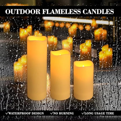 48-Pack LED Flameless Candles with Remote Control - Perfect for Home, Parties, and Special Occasions - Create a Magical Ambiance Effortlessly(Three Sizes)